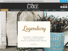Tablet Screenshot of ladyofthelake.ca